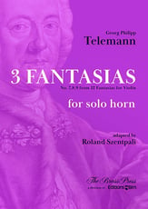 3 Fantasias for Solo Horn cover